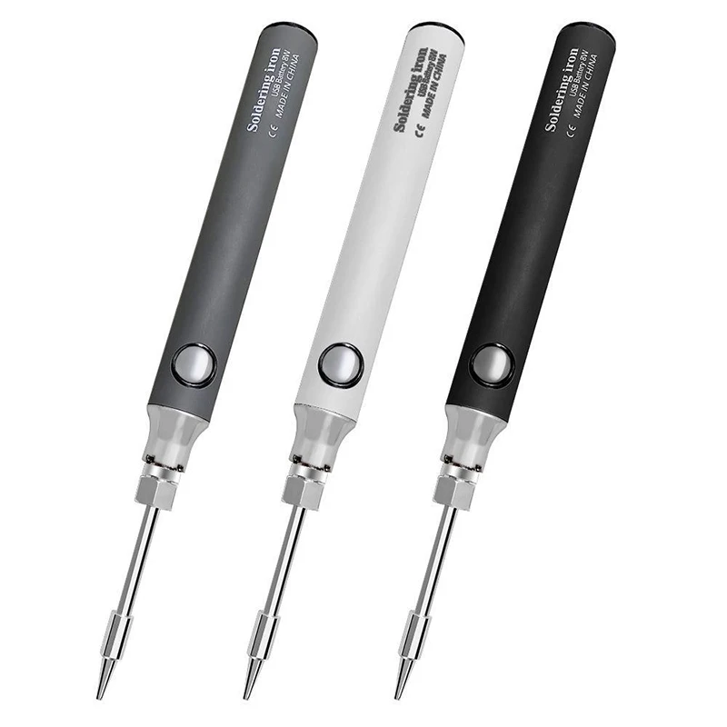 5V 마이크로 납땜 인두 USB 배터리 무선 납땜 인두 휴대용 전기 용접 기계 납땜 펜