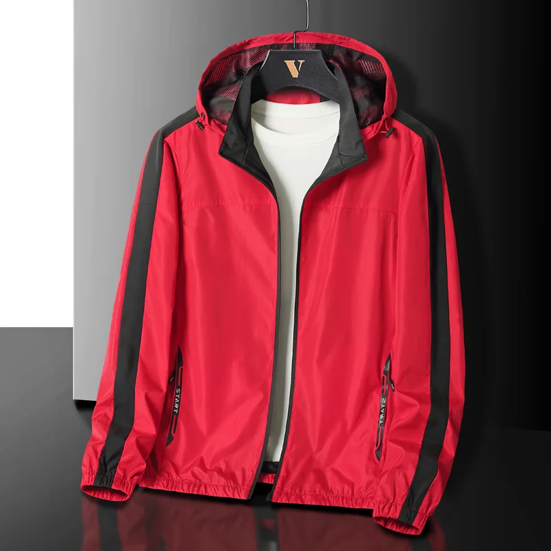 Winterjacken für Herren, Fleece-Mäntel, Wasserdicht, Warm, Schwarz, Übergröße 6XL 7XL 8XL, Herbst 2026, Flanell-Windbreaker mit Kapuze, Locker Geschnitten – Detail 20