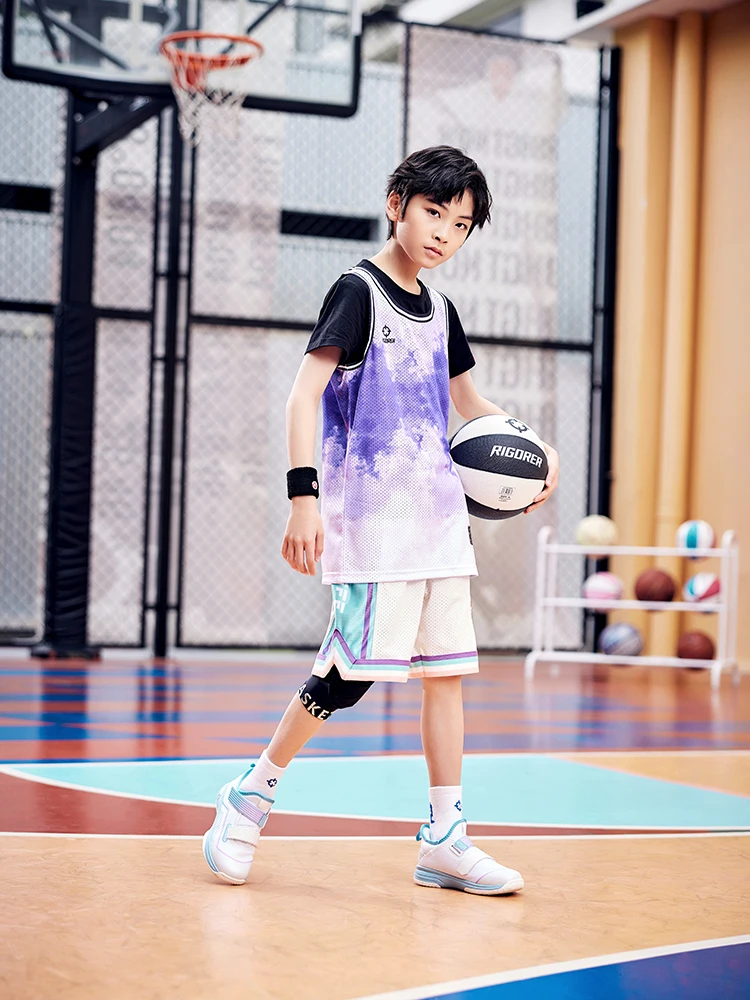RIGORER Children's Basketball Shoes Boys And Girls Students