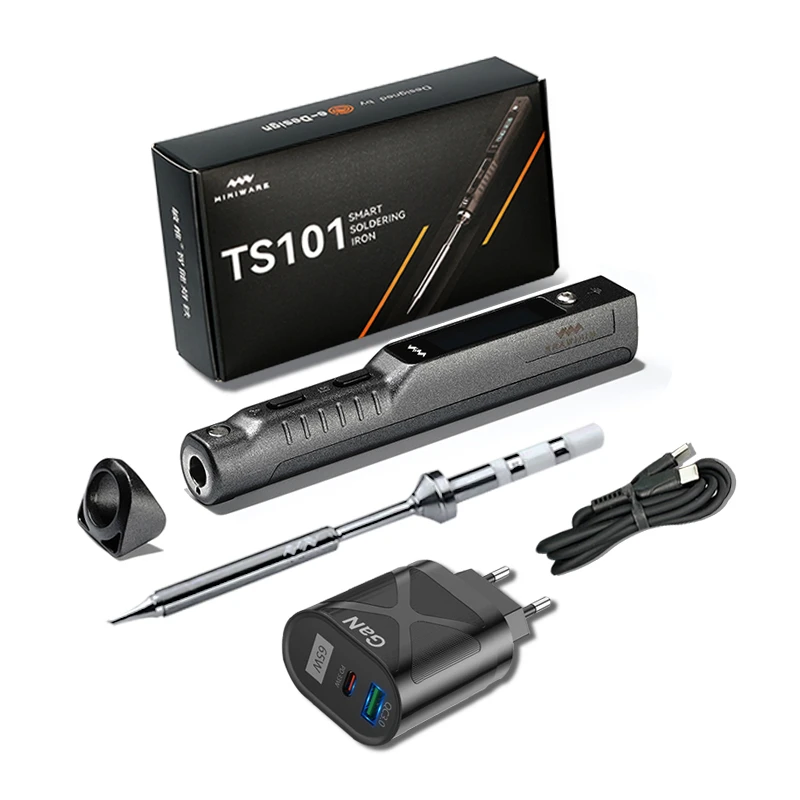 Original Ts101 Soldering Iron Electric 65w Temperature Adjustable