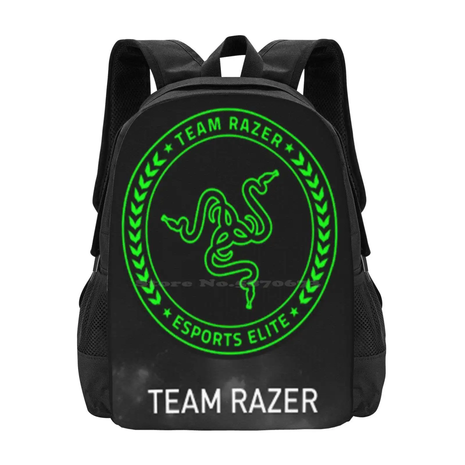 Team Razer Bag Zaino Per Uomo Donna Ragazze Teenage Team Razer Esports Wow Cool Crazy