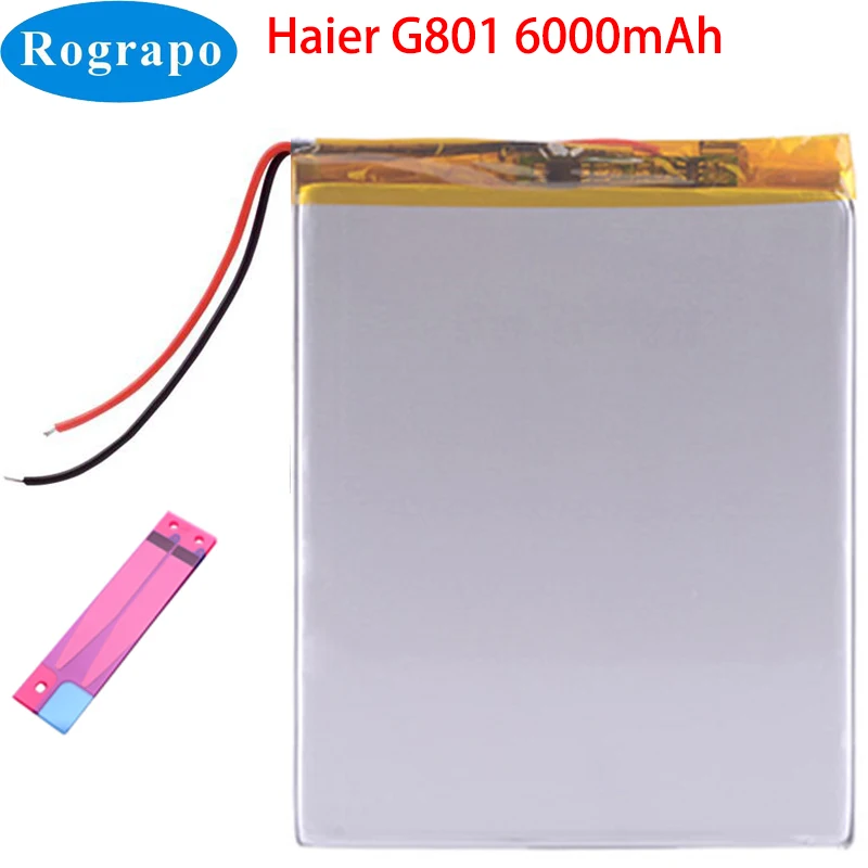 Nuova Batteria Per Tablet Pc 3.7V 6000Mah Per Haier G801
