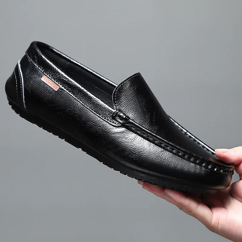 Leather Shoes Genuine Leather Men Casual Loafers Moccasins