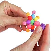 188-608pcs Pop Beads Children Girls Princess Jewelry Making Kit Creative Necklace Bracelet Rings DIY Ideal Christmas Birthday Gi 4