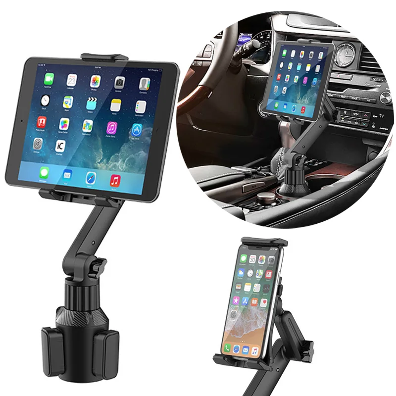 Car Tablet Holder Mount 360 Degree Adjustable Car Cup Phone Holder 270°  Tilt Bar Triangular Base Tablet Support For ipad - AliExpress