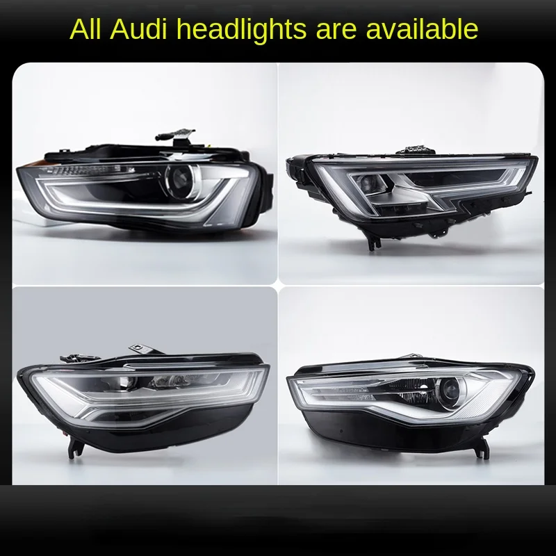 

Фары в сборе для Audi a3 A4l A5 A6l A8l Q3 Q5 Q7, оригинальные заводские разобранные детали с низкой высотой и высокой конфигурацией