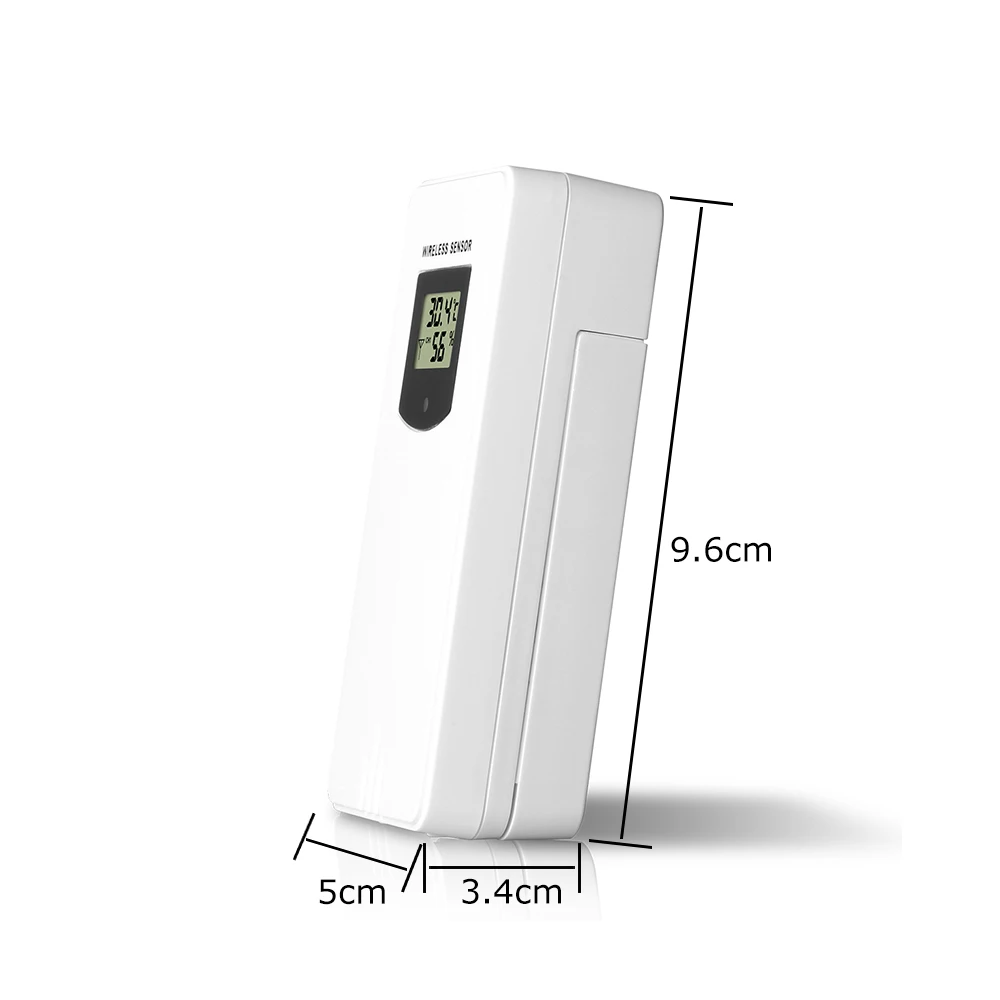 Wireless Sensor Indoor Outdoor Temperature Humidity Meter Hygrometer Digital Thermometer Used with FanJu Weather Stations temperature humidity meter air thermohygrometer