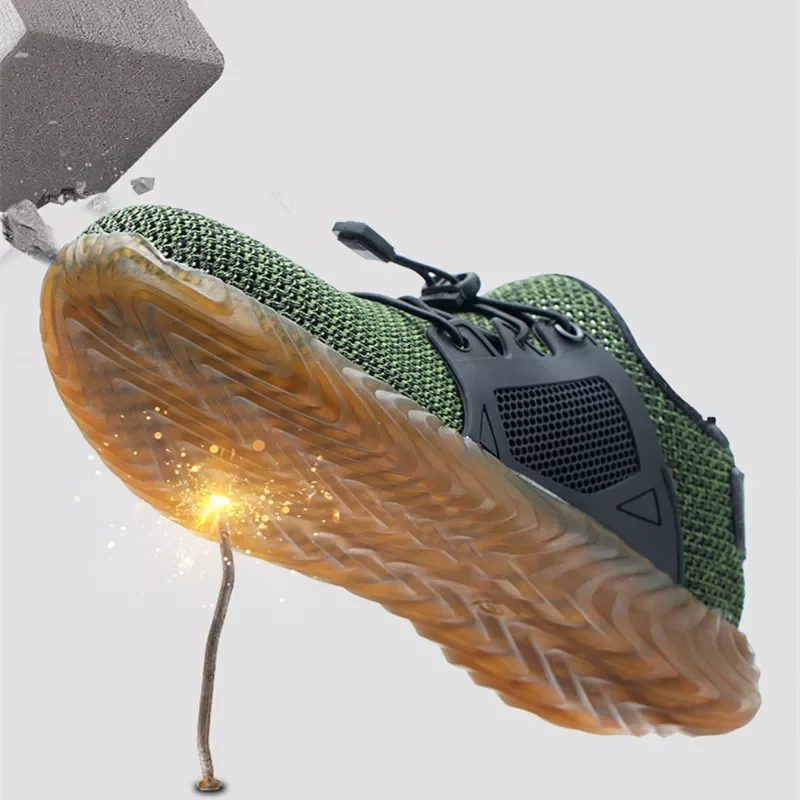 Lightweight Breathable Steel Toe Safety Shoes