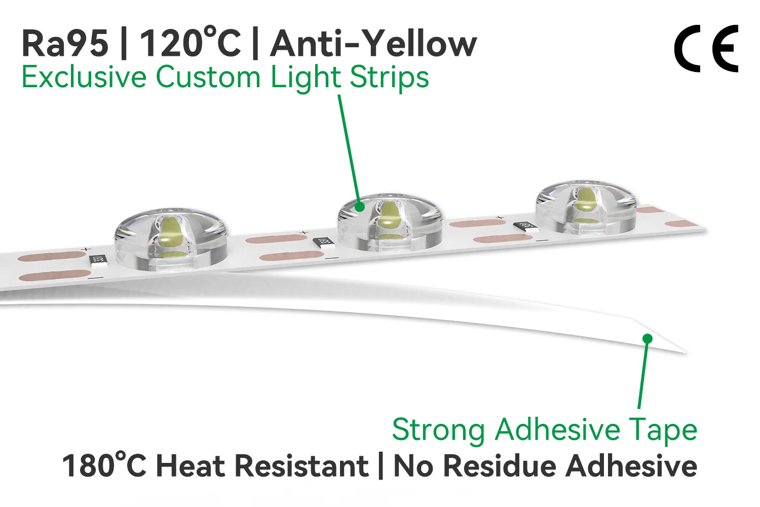 Für Bambu Lab A1/A1mini LED-Lichtstreifen Ra95 Fülllicht 24V Superhell Bambulab 3D-Drucker Zubehör – Detail 1