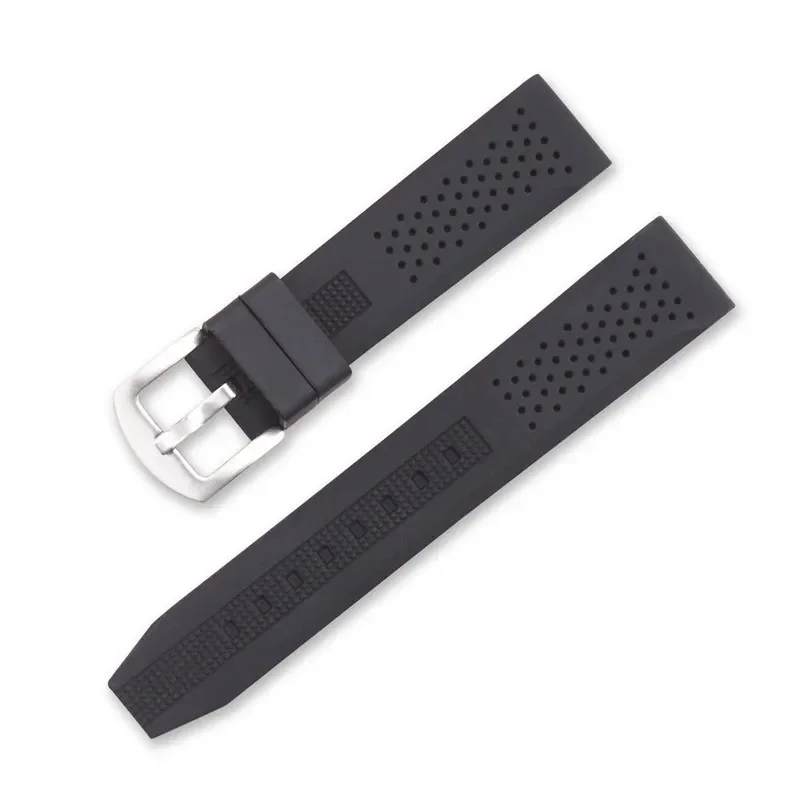 Premium Soft Breathable Silicone Waterproof Sport Watch Strap Accessories