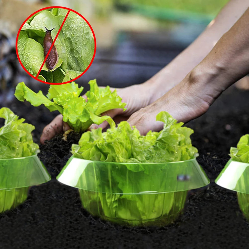 

Durable Reusable Agricultural Save Water Covers Slug Protection Flower Pot Guard Plant Snail Collar Supplies Garden Tools