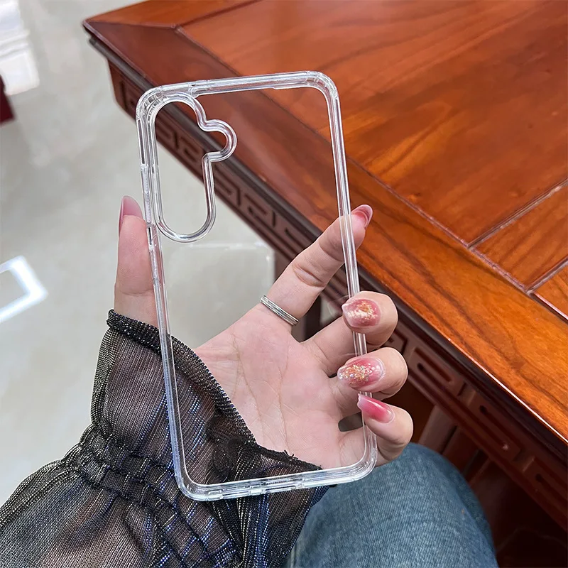 Luxury Clear Shockproof Transparent Phone Case Cover