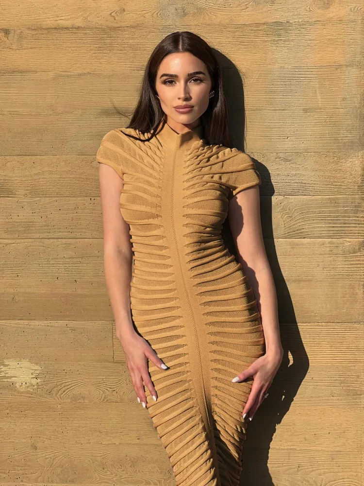 RT Casual Long Women Knitted Dress O Neck Short Sleeve Crochet Dresses Bodycon Crocheted Beach Dress Cover Ups