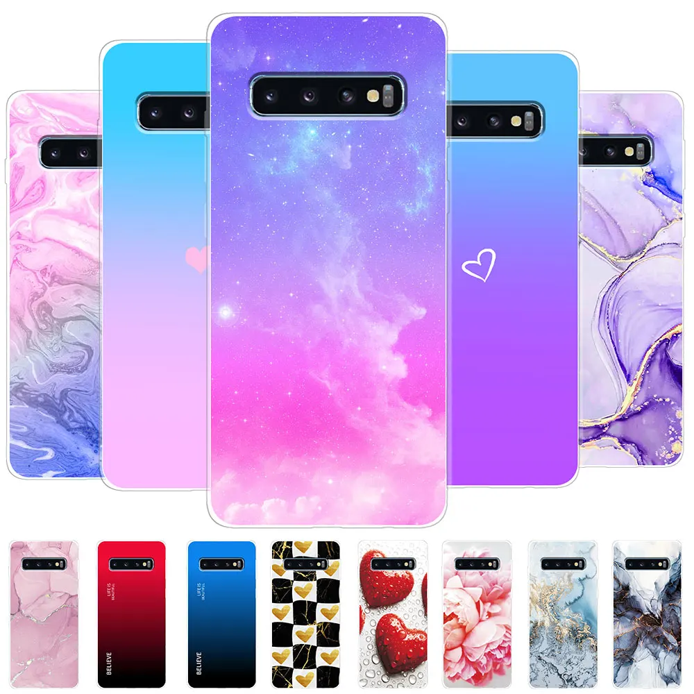Per Samsung Galaxy S10 Custodia S10E Per Samsung S10 5G Marble Candy Custodia Trasparente Per Telefono Per Galaxy S10 Plus Cover Posteriore In Silicon