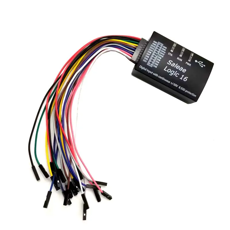 Фото Логический USB-анализатор 100 МГц, 16 каналов, для ARM FPGA H2-002 №3