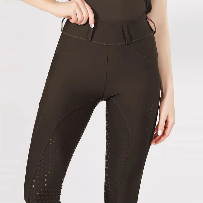 MXLLINA Women Equestrian Pants Silicone Riding Leggings Horseback Tights Breecheds Female Riding Horse Clothes 2