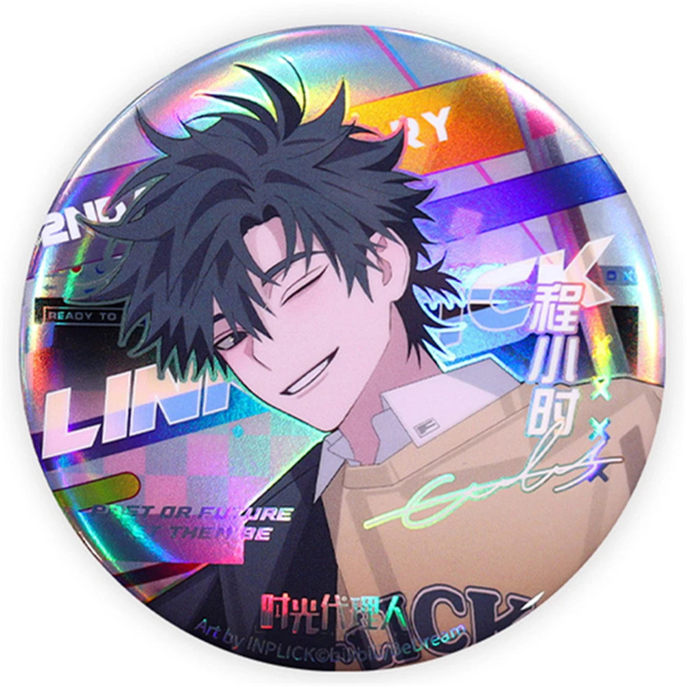 Game Anime Link Click Cosplay Badge Pin Tinplate Brooch Accessories Prop anime ornament