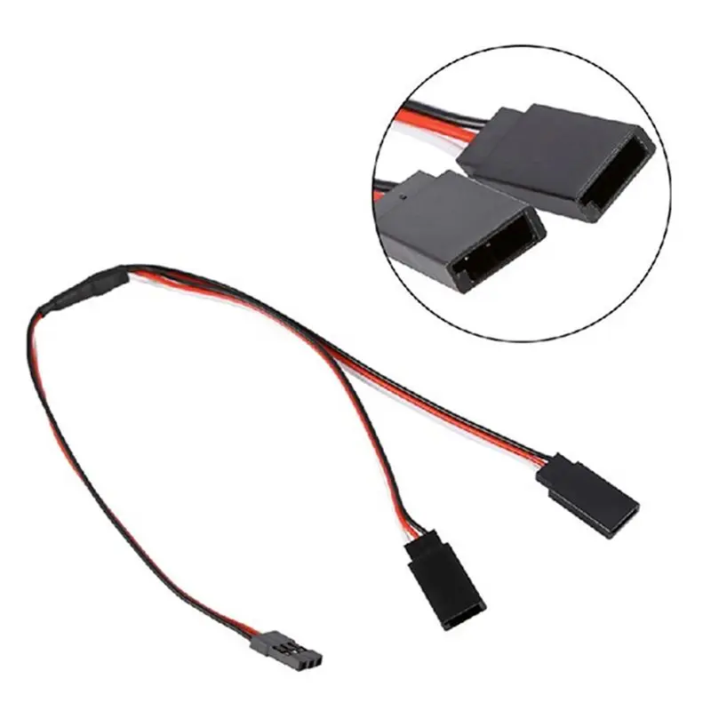 AEE9-5Pcs/Lot RC 서보 Y 연장 코드 케이블 리드 와이어 JR Futaba RC 서보 RC 비행기 헬리콥터 자동차 DIY