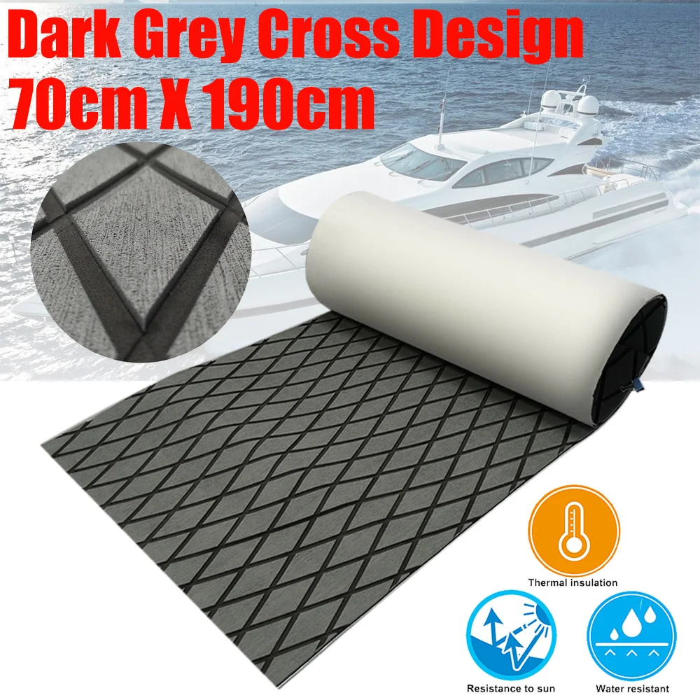 Boat Flooring EVA Foam Decking Sheet Faux Teak Marine Mat Marine Carpet Cooler Tops Seating Non-Slip Self-Adhesive Flooring Mate coral fleece memory foam bath mat bathroom horizontal stripe carpet non slip bath mat 40x60cm bathroom carpet 1pc