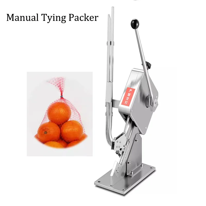 

GU-50 Sausage ham Dotter Manual Tying Packer Sausage Cutter U-shaped Bags for Supermarket Packaging Food Machine Sealing Machin