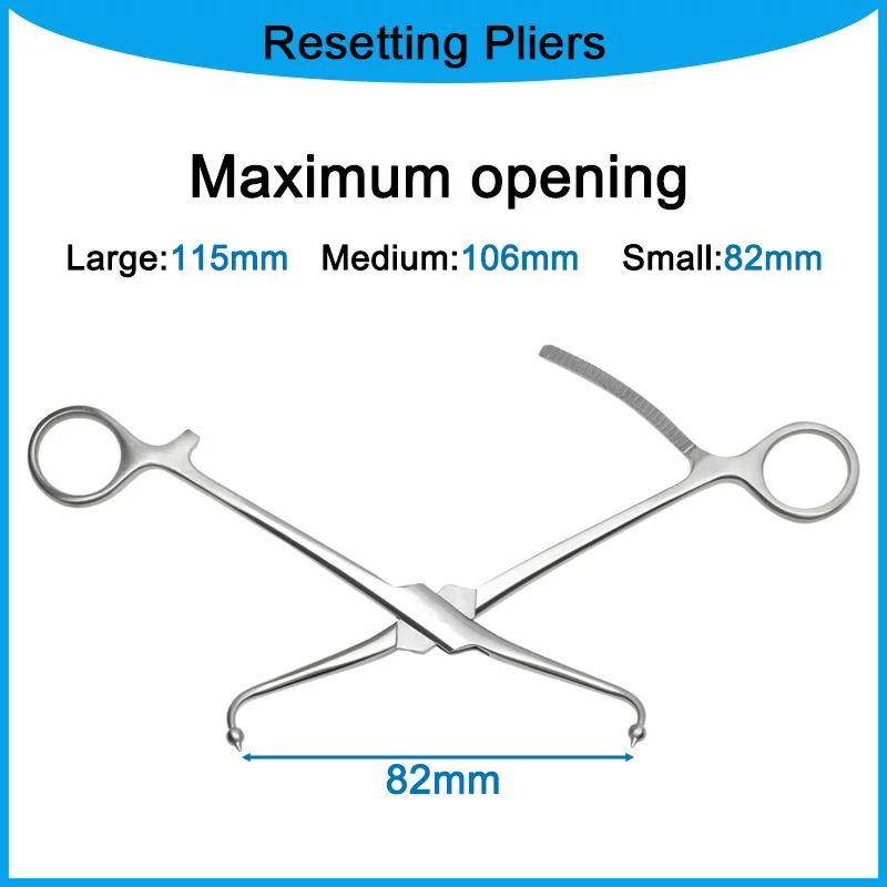 Bone Locking Forceps Pliers Stainless Steel Bone Reduction Forceps Ball-Tip Veterinary Orthopedic Instrument