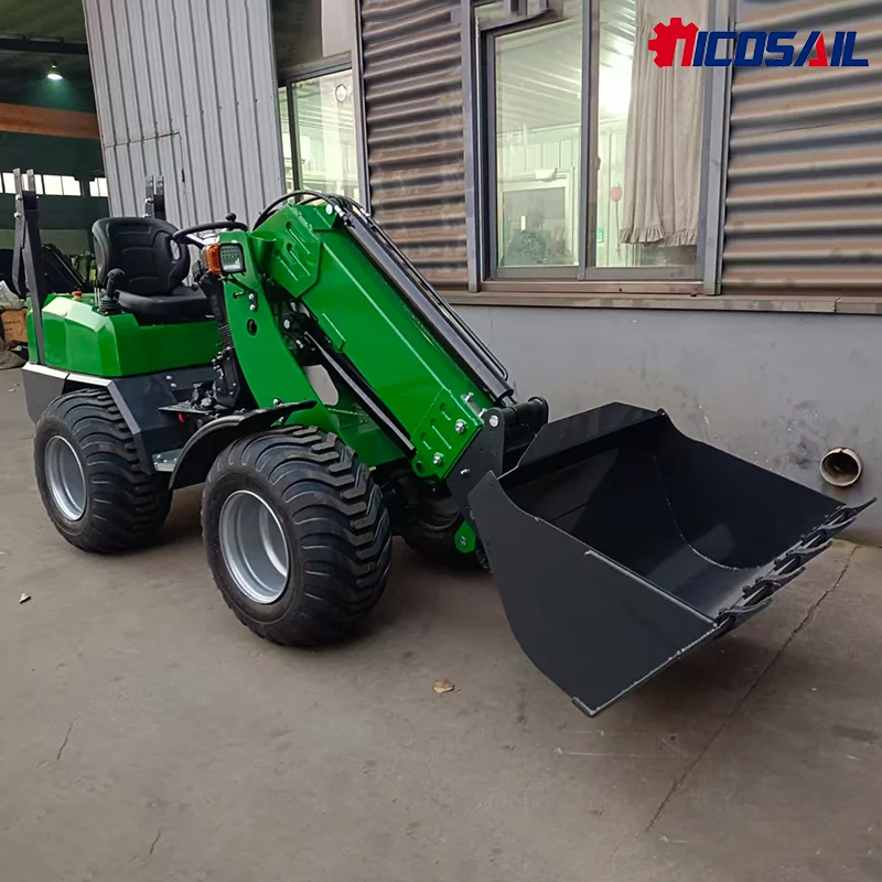 Radlader 4WD Teleskop-Boom-Gabelstapler Frontlader 1,5 Tonnen 1,8 Tonnen 2 Tonnen Mini 2,8 Tonnen Teleskop-Radlader