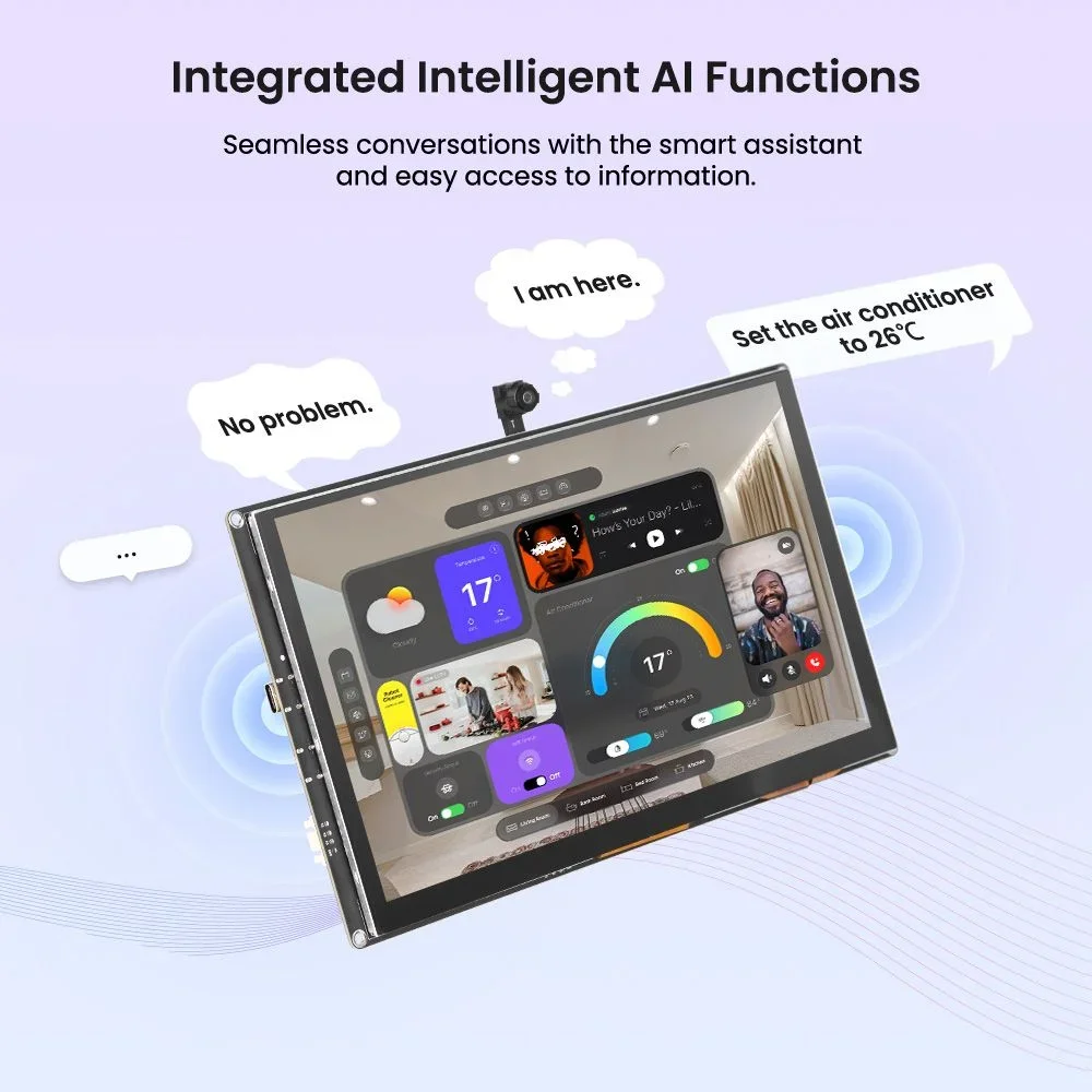 CrowPanel Advanced 9인치 ESP32-P4 HMI AI 디스플레이 1024x600 IPS 터치 스크린 WiFi 6 아두이노/LVGL/마이크로파이썬 호환