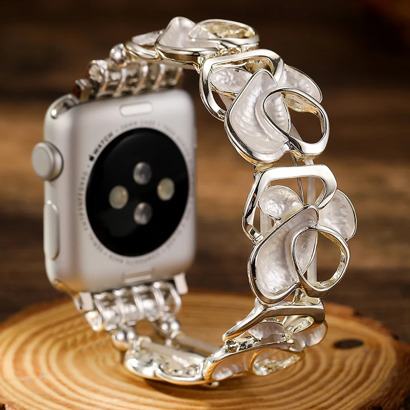 Elegant Metal Elastic Bracelet - Women's Strap