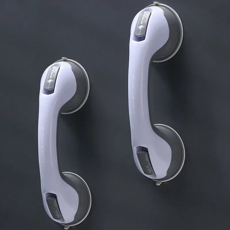 Nail Free Suction Cup Handrail Suction Wall Glass Door Handle Bathroom Door Handle Senior Citizen Handrail Bathroom