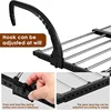 Radiator Clothes Airer Foldable Radiator Drying Rack 42-72CM Extendable Radiator Clothes Drying Rack Balcony Stainless Steel 4