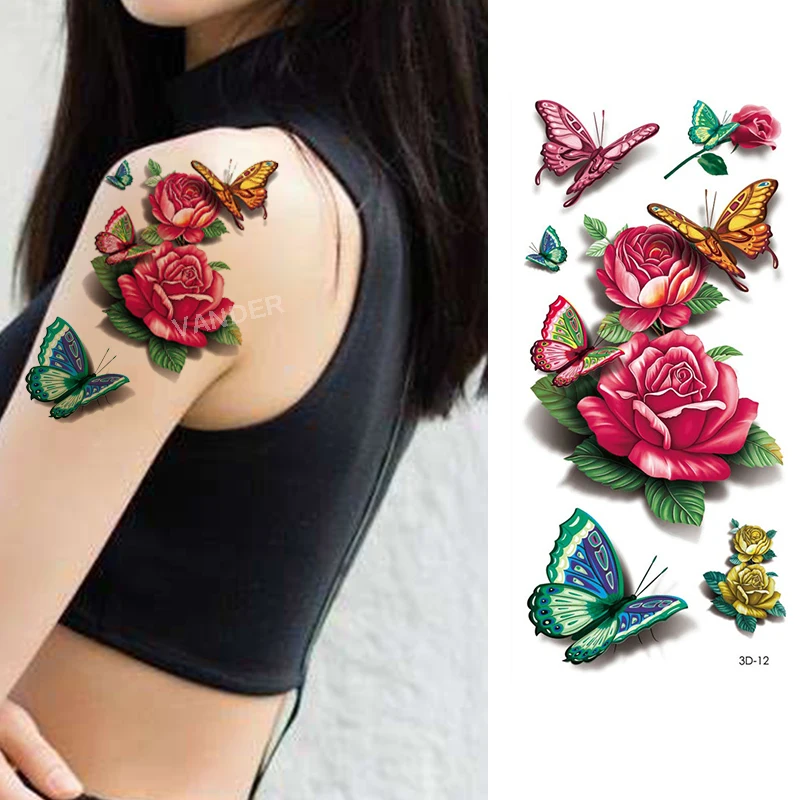 Tatuaggi Fiori E Farfalle: Immagini E Significato - Foto 6