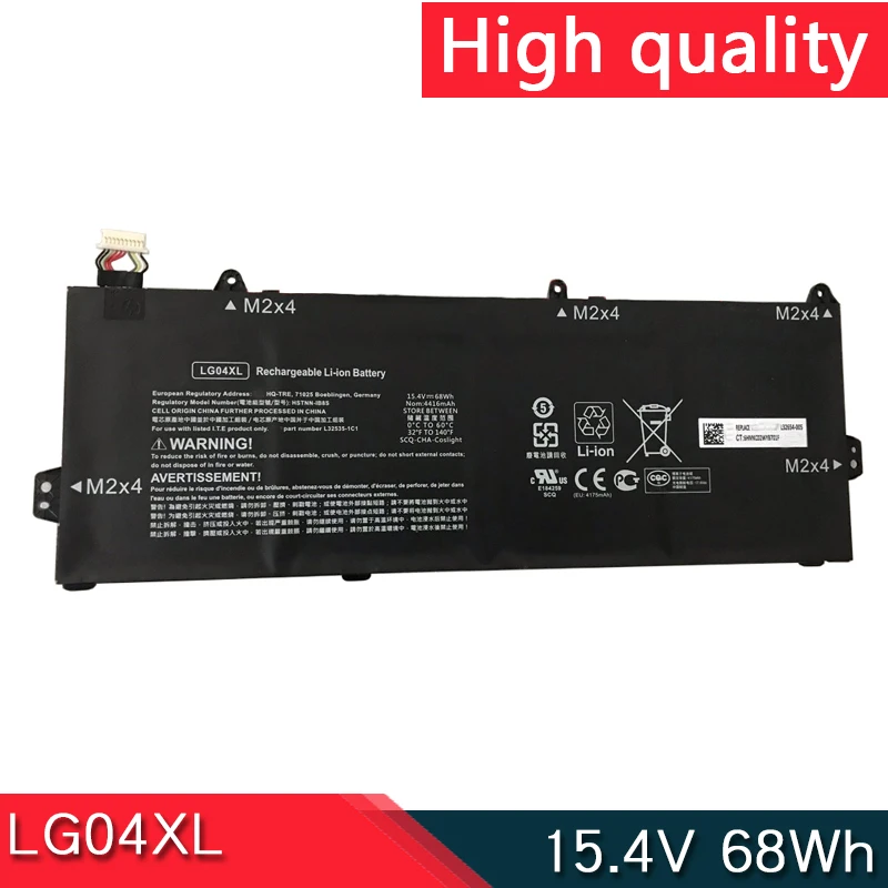 

NEW LG04XL 15.4V 68Wh Battery For HP Pavilion 15-DK0015LA CS1001LA CS1002LA CS1067TX CS1070TX L32654-005 HSTNN-IB8S TPN-Q208