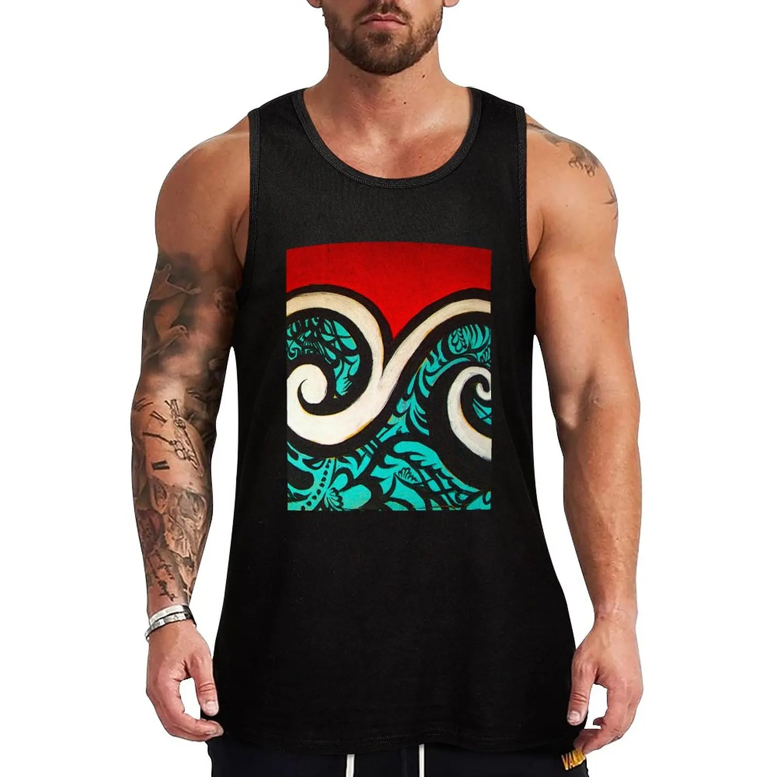 

New Wave Life - Hale'iwa Tank Top sleeveless shirt man gym gym t-shirts man