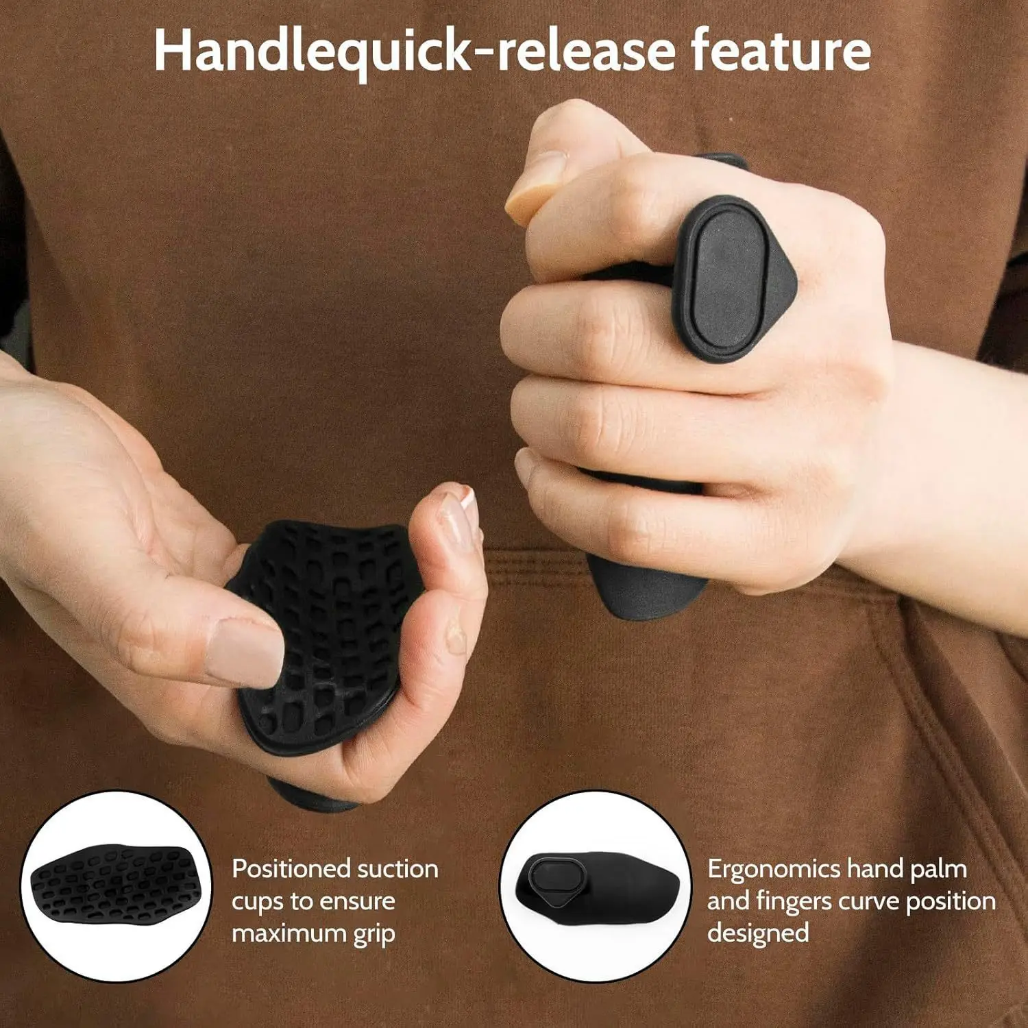 Enhanced Non-Slip Workout Grips for Weight Lifting and Gym Training