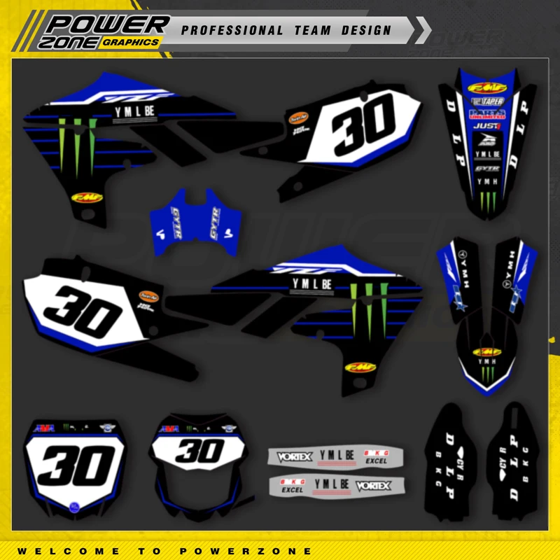 PowerZone Ŀ  ׷  Į ƼĿ, ߸ ŰƮ 2019-2023 YZ250F WR250F 2018-2022 YZ450F WR450F 16