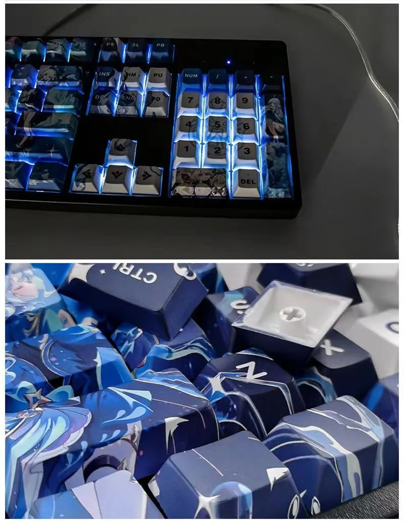 Jogo Anime, Caps Chave Personalizado para Cherry MX Teclado Mecânico