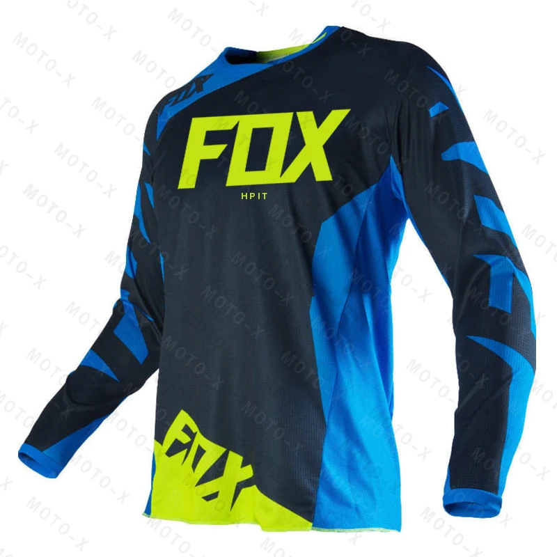Cycling Clothing Men's Downhill Jerseys Hpit Fox Mountain Bike MTB Shirts Offroad DH Motorcycle Jersey Motocross Sportwear Clothing Bike Cycling Jersey Cycling Shirt Motocross Jersey