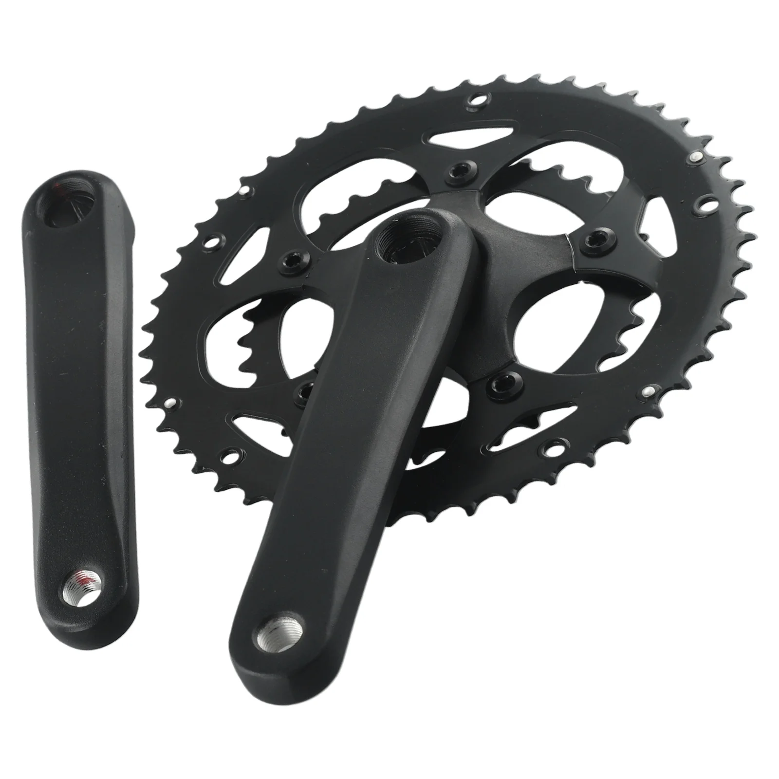 

Essential Double Chainwheel Set for For road Bike 34/50T Crankset Chainset 170mm Compatible with 9/10/11 Speed