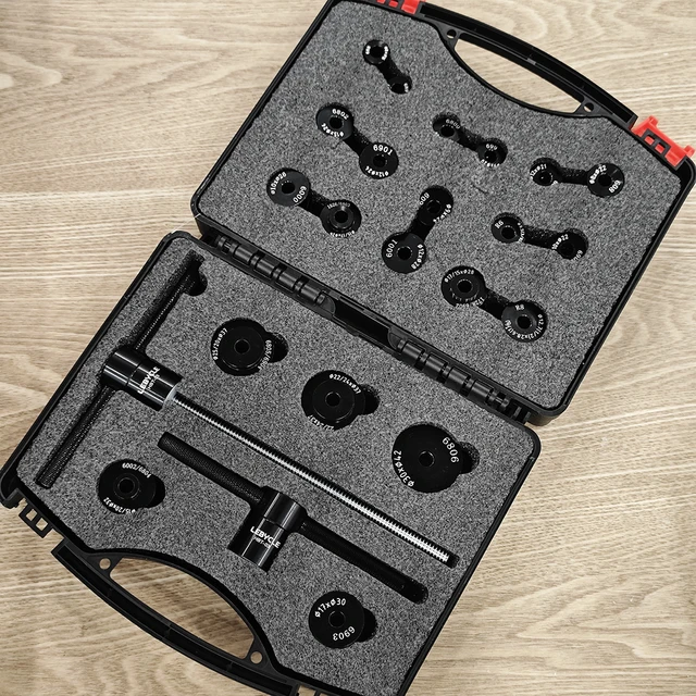 サイクルベアリングプレスセット 用ホイール/ハブベアリングの取り付け