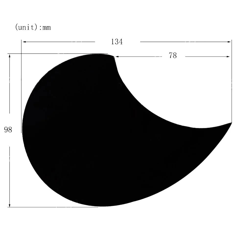 Рисунок 6 - накладки для акустической гитары в форме капли