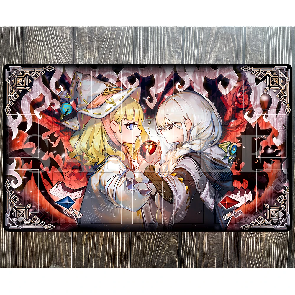 유희왕 죄스러운 전리품의 속삭임 플레이매트 카드 패드 YGO 플레이 매트 KMC TCG 유희왕 Mat-409