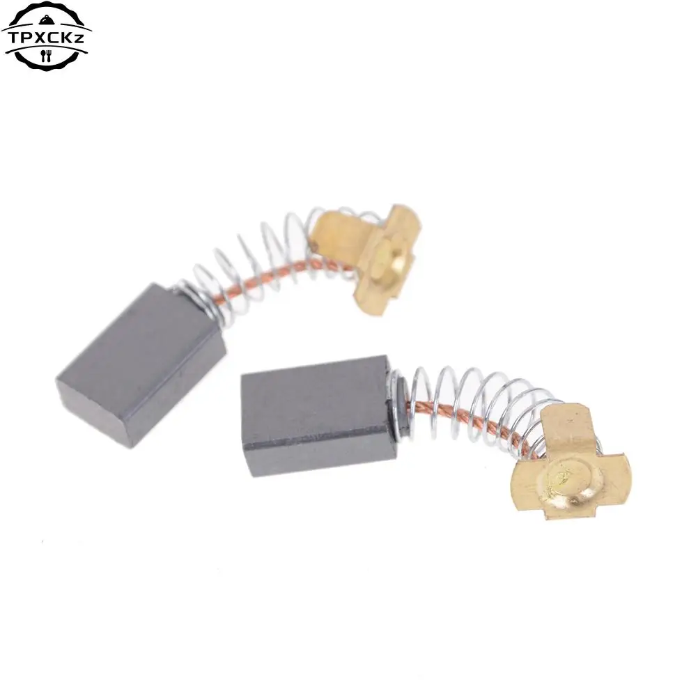 2Pcs 15 x 10 x 6mm Mini Drill Electric Grinder Replacement Carbon Brushes Spare Parts For Electric Motors Rotary Tool