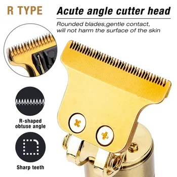 USB Rechargeable Electric Hair Clipper, Cordless Hair Trimmer Set For Hair Cutting, Professional Trimmer Shaver Trimmer Beard 3