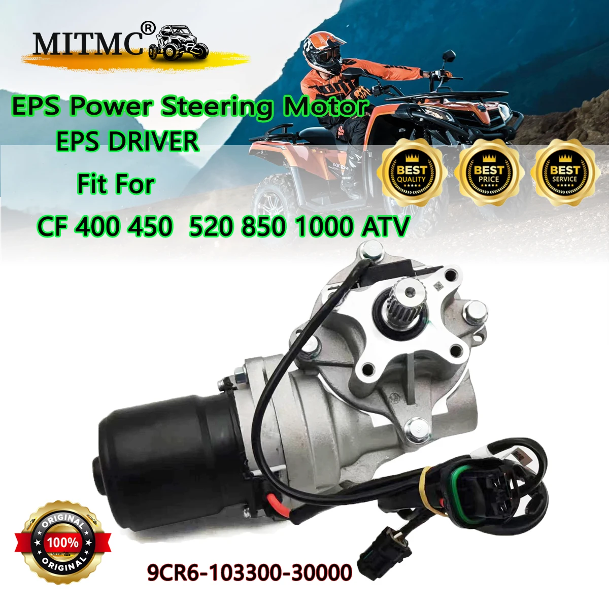 EPS DRIVER  EPS Power Steering Motor A380  380W For CF 400 520 600 850 1000 ATV QUAD GO KART 9CR6-103300-30000 2012 chrysler 300 power steering motor pump fit for vw polo ford focus