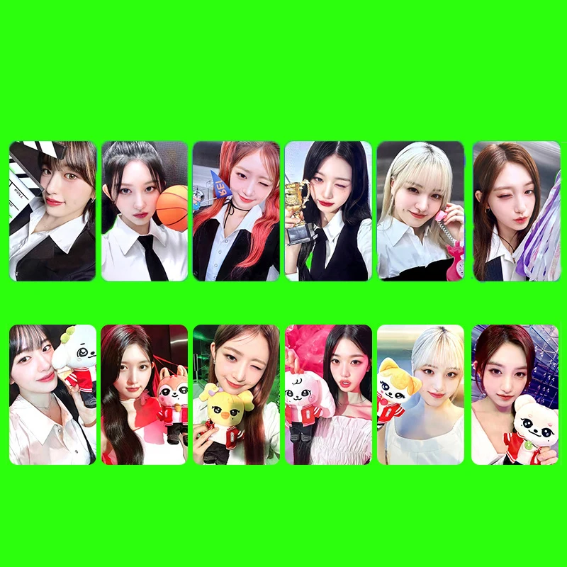 6pcs/set Kpop IVE Seoul World Tour Small Card World Tour Concert Album LOMO Card YUJIN LIZ WONGYONG Postcard Photo Card