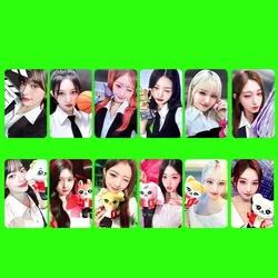 6pcs/set Kpop IVE Seoul World Tour Small Card World Tour Concert Album LOMO Card YUJIN LIZ WONGYONG Postcard Photo Card