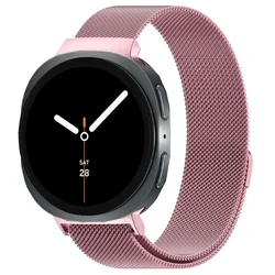 Stainless Steel Magnetic Milanese Loop Wristband Strap - Galaxy Watch 8 44mm (03 Rose Powder)