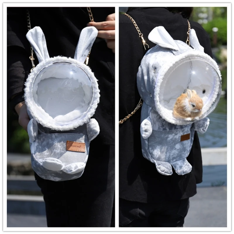 

Q1QC Small Animal Hamster Guinea-Pig Pouch- Travel Cage Go Out Travel