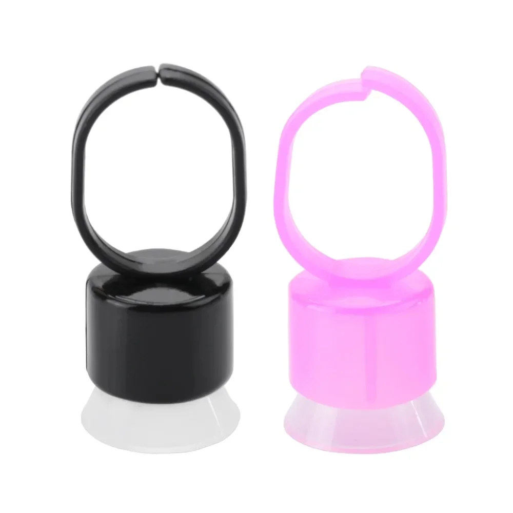 2 Color 10pcs Disposable Tattoo Ink Ring Cups With Sponge Pigment Holder Permanent Makeup Ink Cup Holder Plastic Tattoo Supplies stainless steel rectangle cover tattoo ink pigment cups caps stand holder storage container standing rack tattoo accessories
