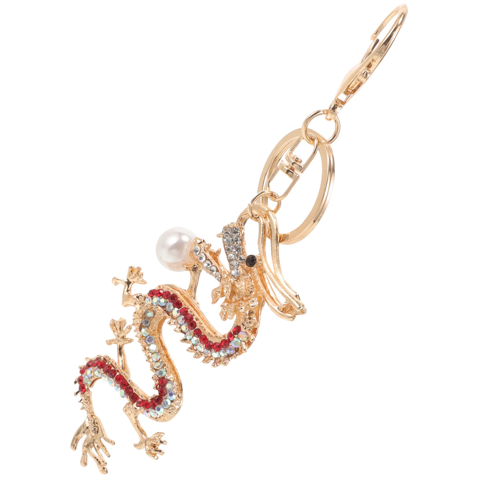 

Rhinestone Dragon Keychain Dragon Key Bag Pendant Dragon Keychain Key Ring for Women